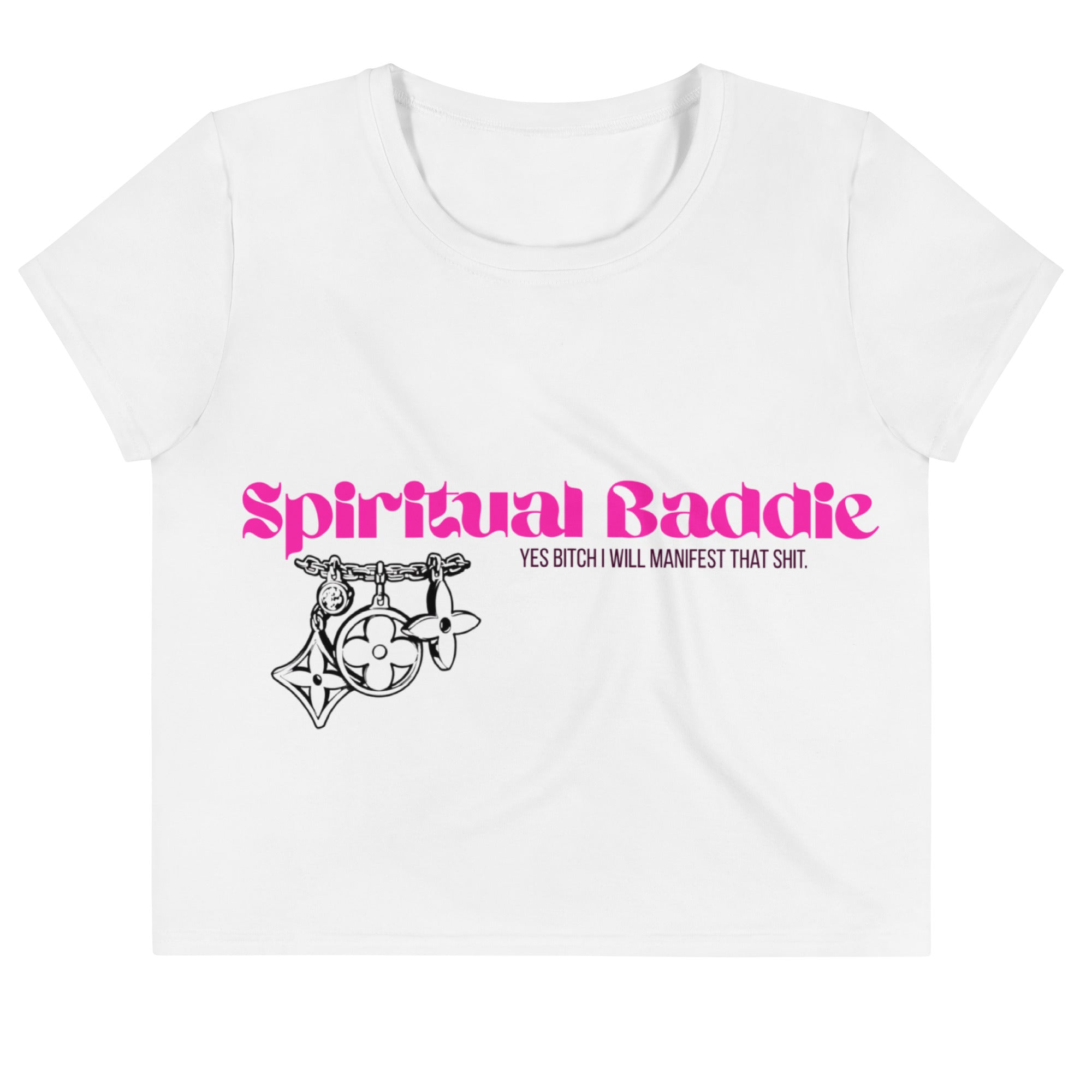 Spiritual Baddie (Manifest) Crop T-Shirt
