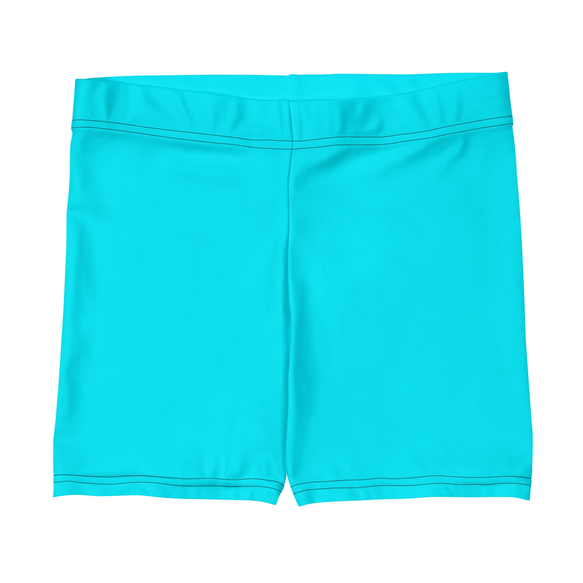 Electric Blue Curvy Shorts