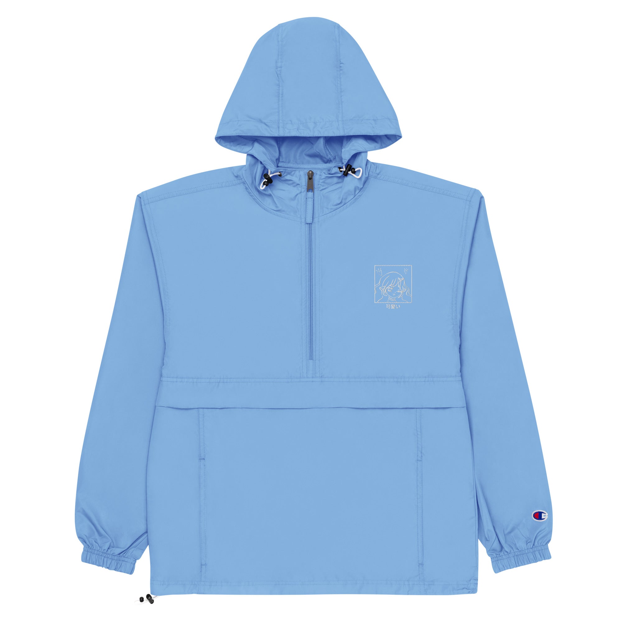 Embroidered Anime Packable Jacket
