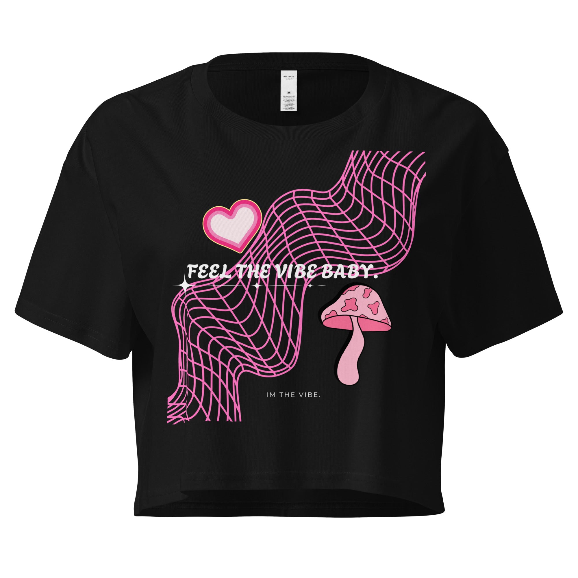 “I’m The Vibe” Cropped T-Shirt