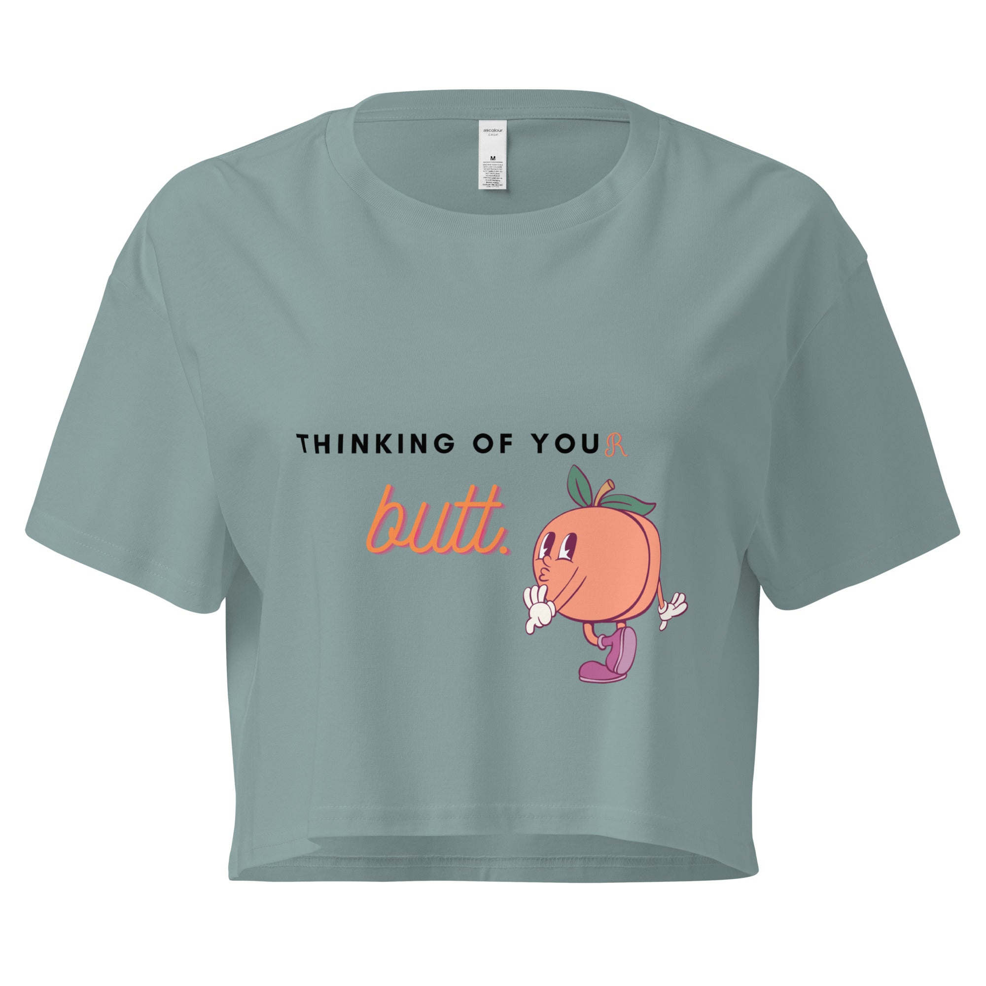 “Thinking Of You..” Cropped T-shirt